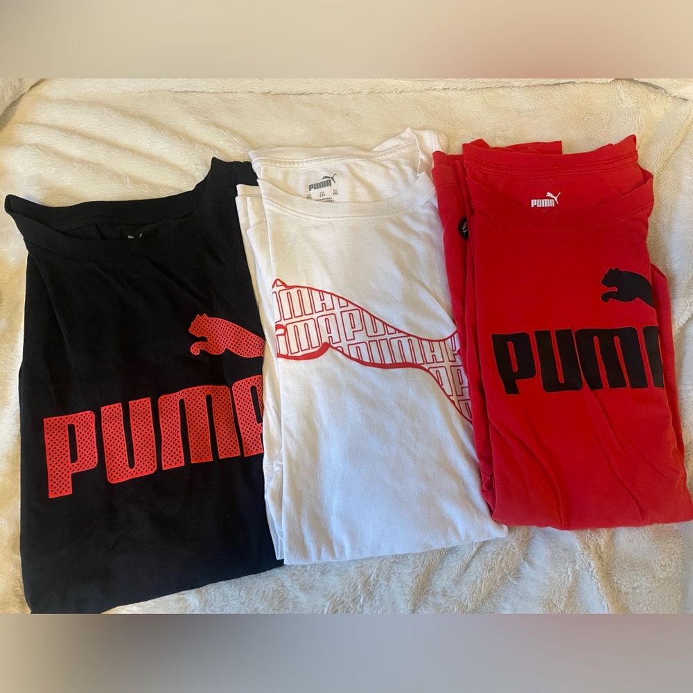 3 Men's PUMA Graphic Tees - Bundle - XXL